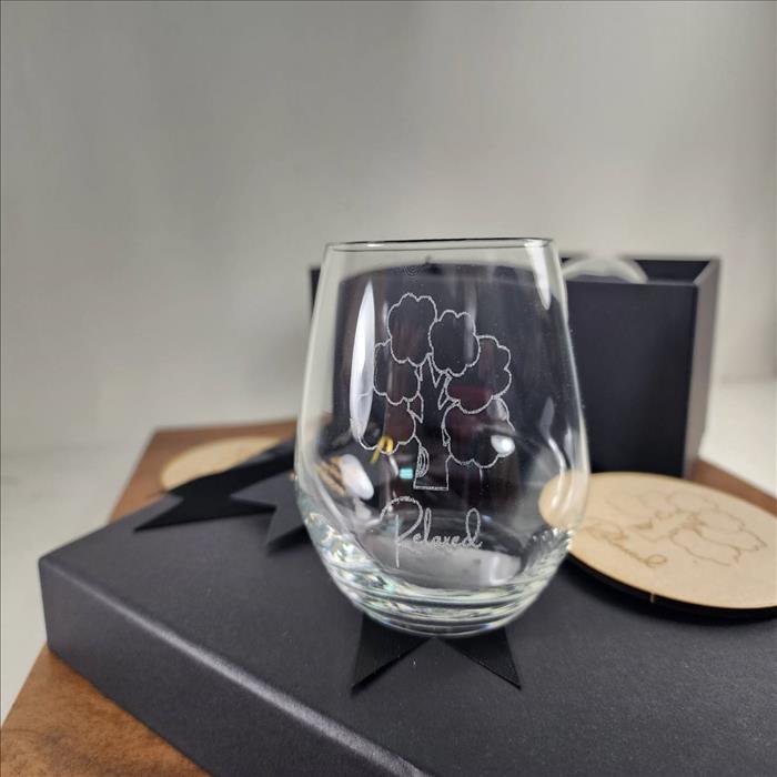玻璃杯雕刻  | 基本三款威士忌酒杯雕刻Logo 字圖 | 可代客光雕 單入木盒 禮盒包裝 | 第一張展示圖
