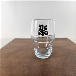 玻璃杯印刷 釉燒彩色 細緻可疊橢圓杯-285ml 可印刷圖案Logo 圖案耐洗不掉 少量可做 | 展示圖