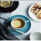 北歐風 啞光咖啡杯組套裝/下午茶杯碟/簡約時尚咖啡杯碟組/三色可選 | 第二張展示圖