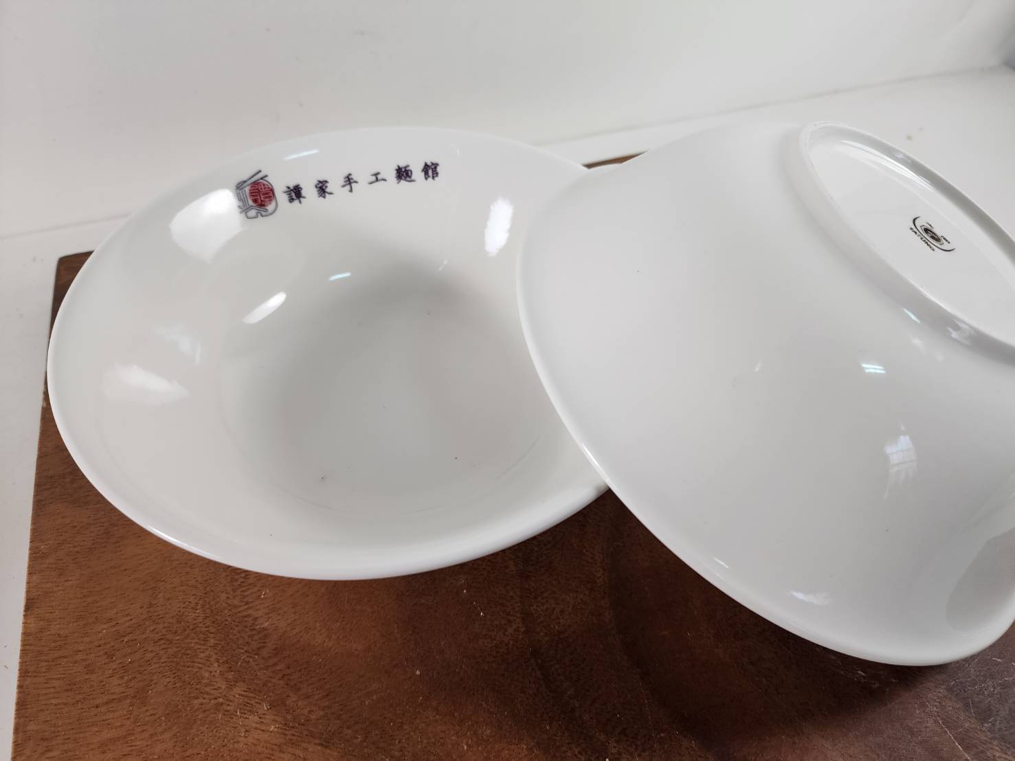 6~8吋 純白湯碗 湯麵碗 台灣製造 可客製印刷LOGO圖樣 | 第二張展示圖