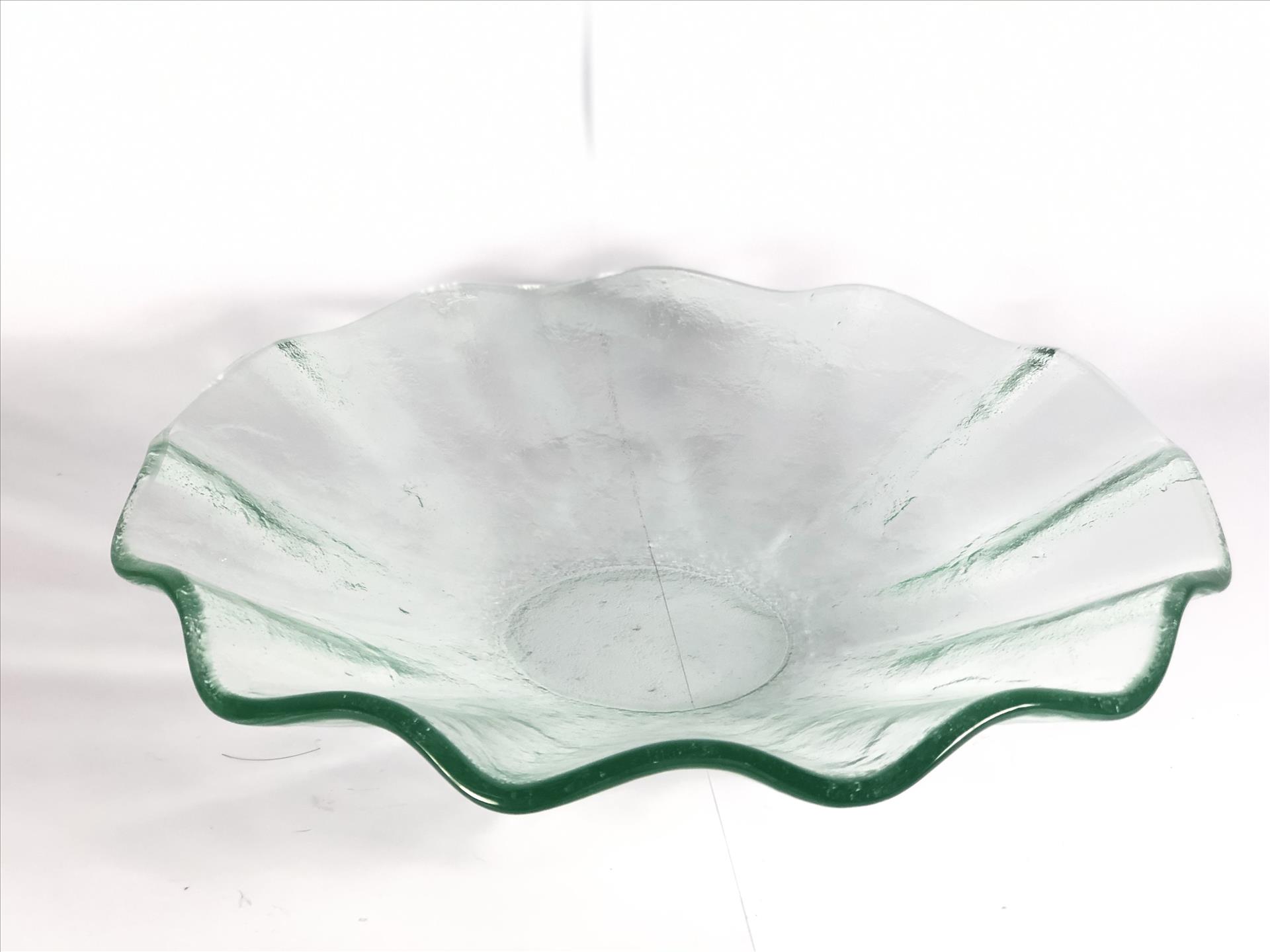 窯燒玻璃盤/圓型深缽【波浪】 | 第三張展示圖