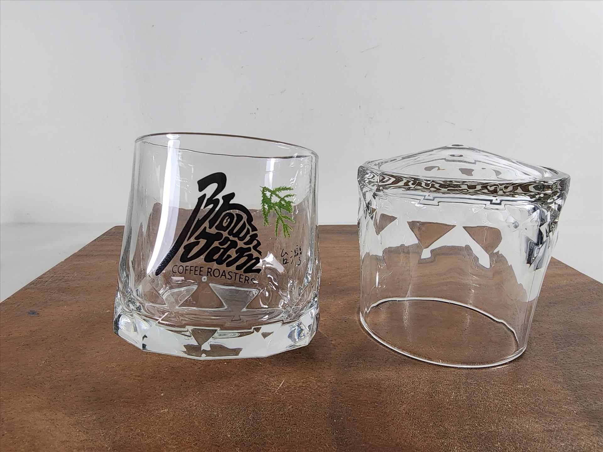 玻璃杯印刷 釉燒彩色 旋轉威杯 不倒翁杯-305ml 可客製印刷圖案Logo 圖案耐洗不掉 | 第三張展示圖