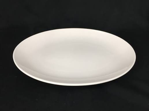 8.25英吋 純白隋圓長盤 可客製燒花印刷 | 第三張展示圖