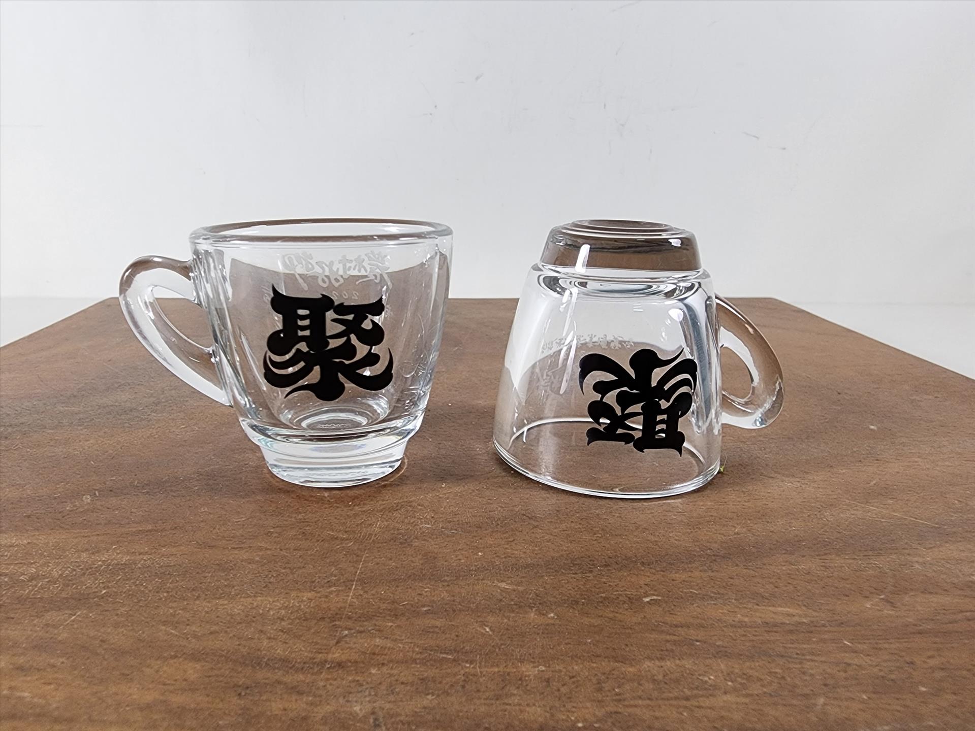 玻璃杯印刷 義式濃縮咖啡杯 可印刷圖案Logo 圖案耐洗不掉 少量可做 | 第四張展示圖