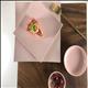 套裝餐具 正方形條紋啞光絨盤、咖啡杯、小菜碟(大.小) 粉色 | 第五張展示圖