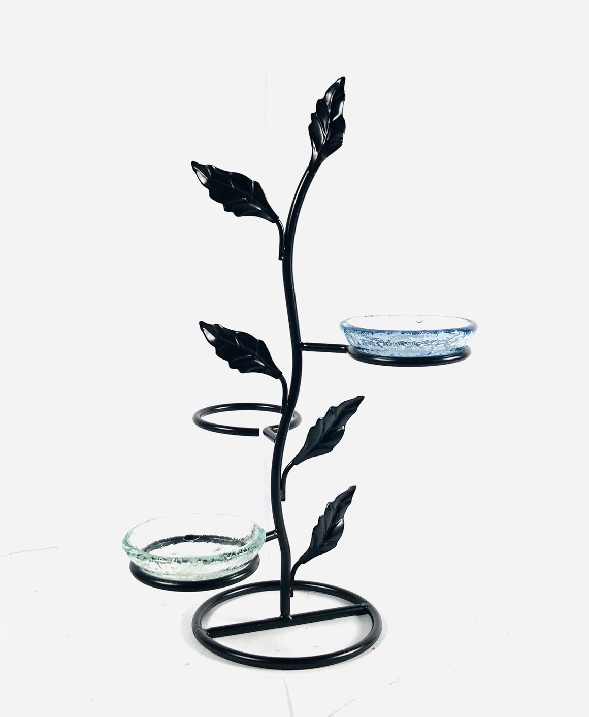 樹葉三杯佐料架 烤漆黑 | 第一張展示圖