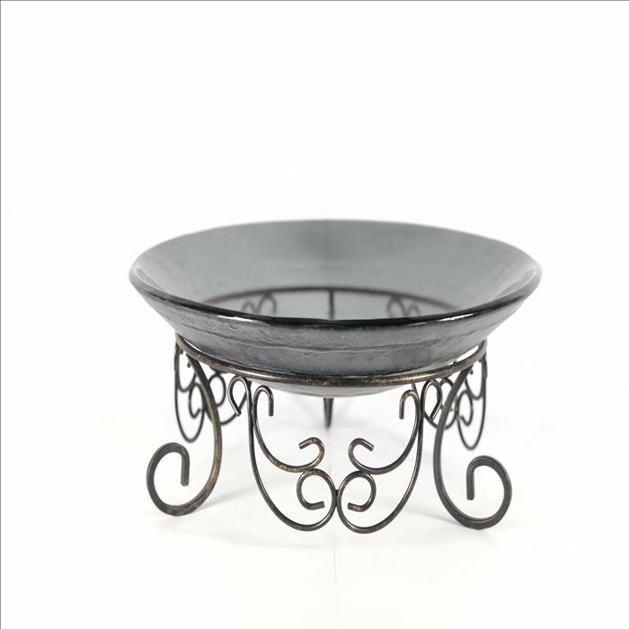 窯燒玻璃盤/圓型深缽【小波紋】 | 展示圖