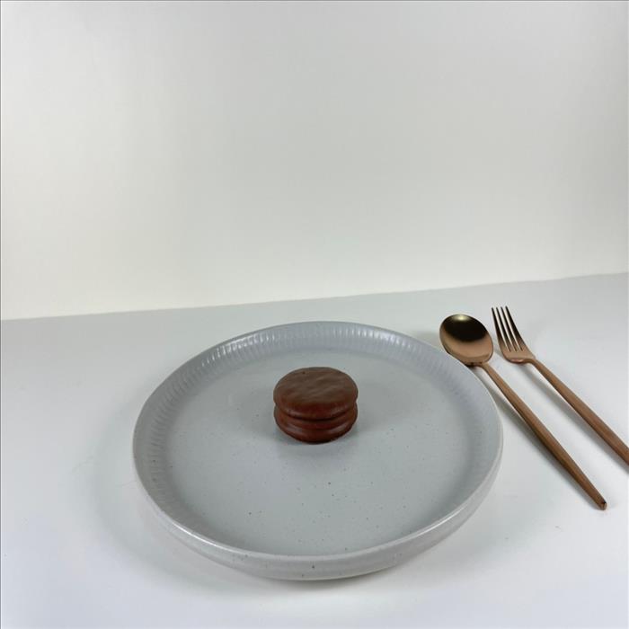 和風 創意陶瓷淺盤/創意陶瓷西餐盤 居家餐廚擺設 質感裝飾/弧邊盤/牛排盤/10吋淺盤 | 展示圖