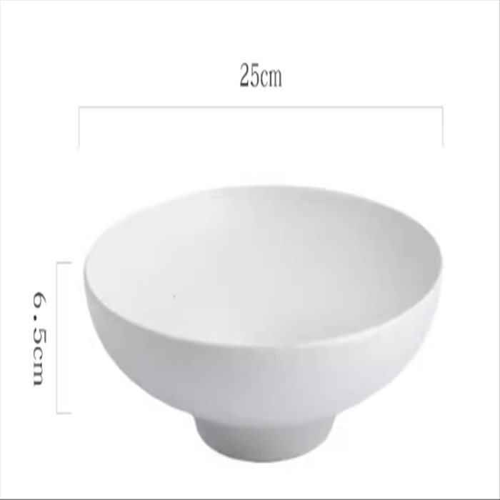 日式創意陶瓷拉麵碗10吋/高腳斗笠碗/沙拉碗/餐廳專用 | 展示圖